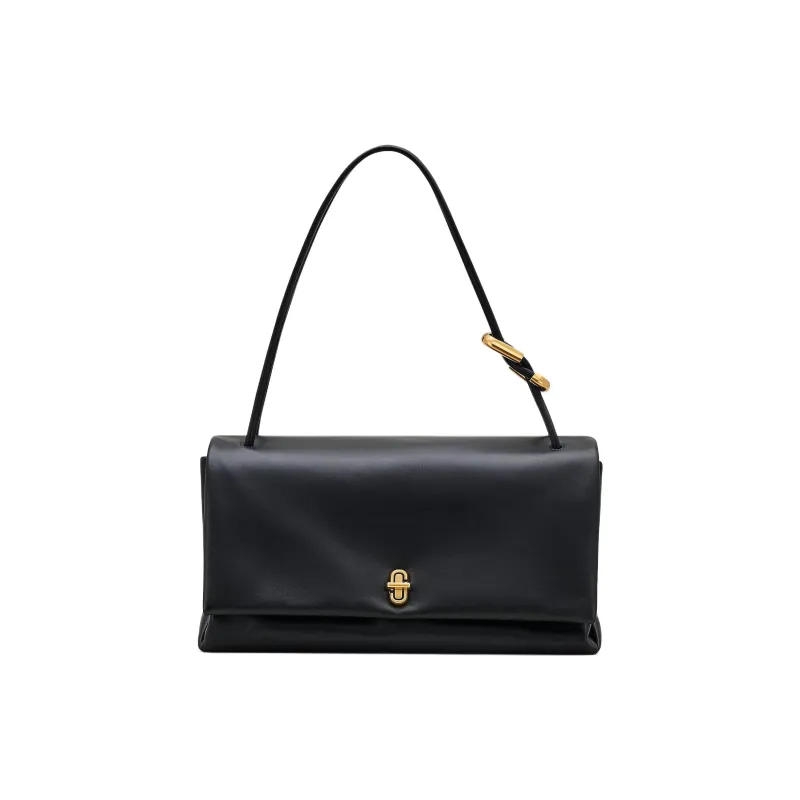 MARC JACOBS The Large Dual Shoulder Bag Black-0