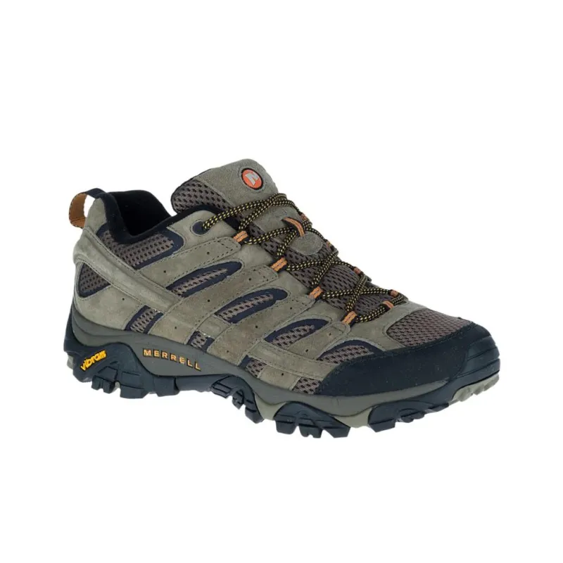 MERRELL Moab 2 Anti-Slip Wear-Resistant Low-Top Trekking Shoes Men's Tan-2