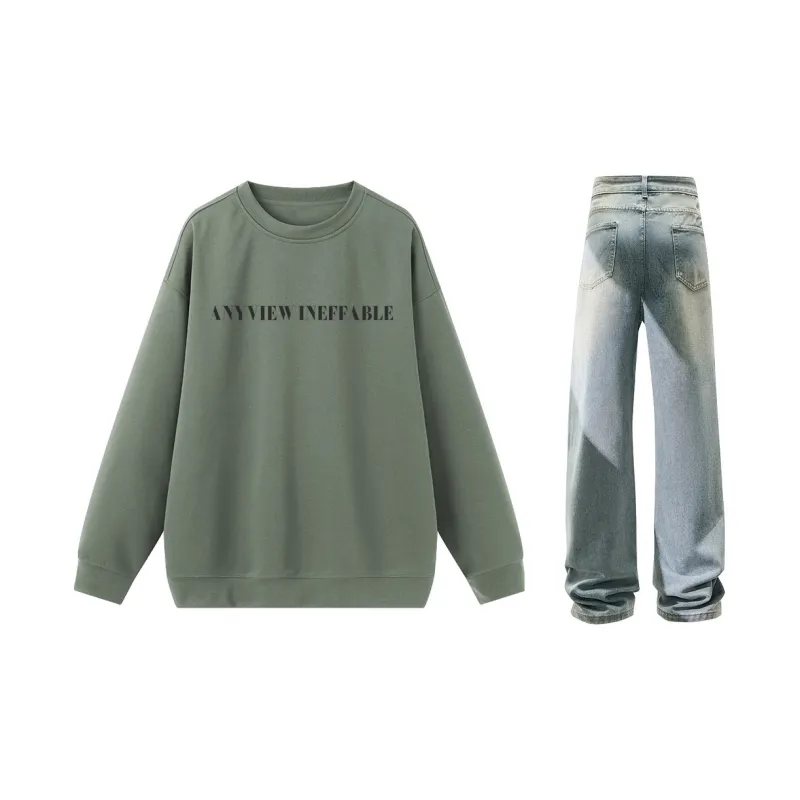 Anyveiw Sweatshirt Sets Unisex-1
