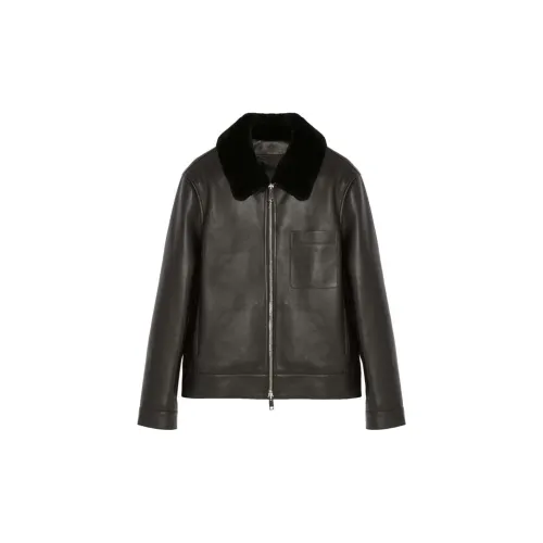 Yves Salomon Shearling-collar Jacket