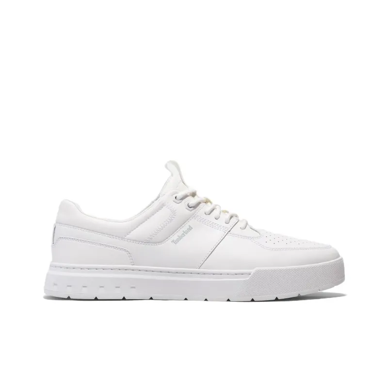 Timberland Anti Slip Wear Resistant Low Top Skateboard Shoes Men's White-1