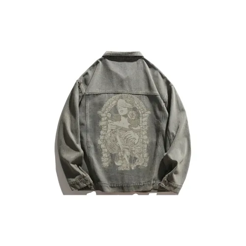 HUANQIU Denim Jackets Unisex