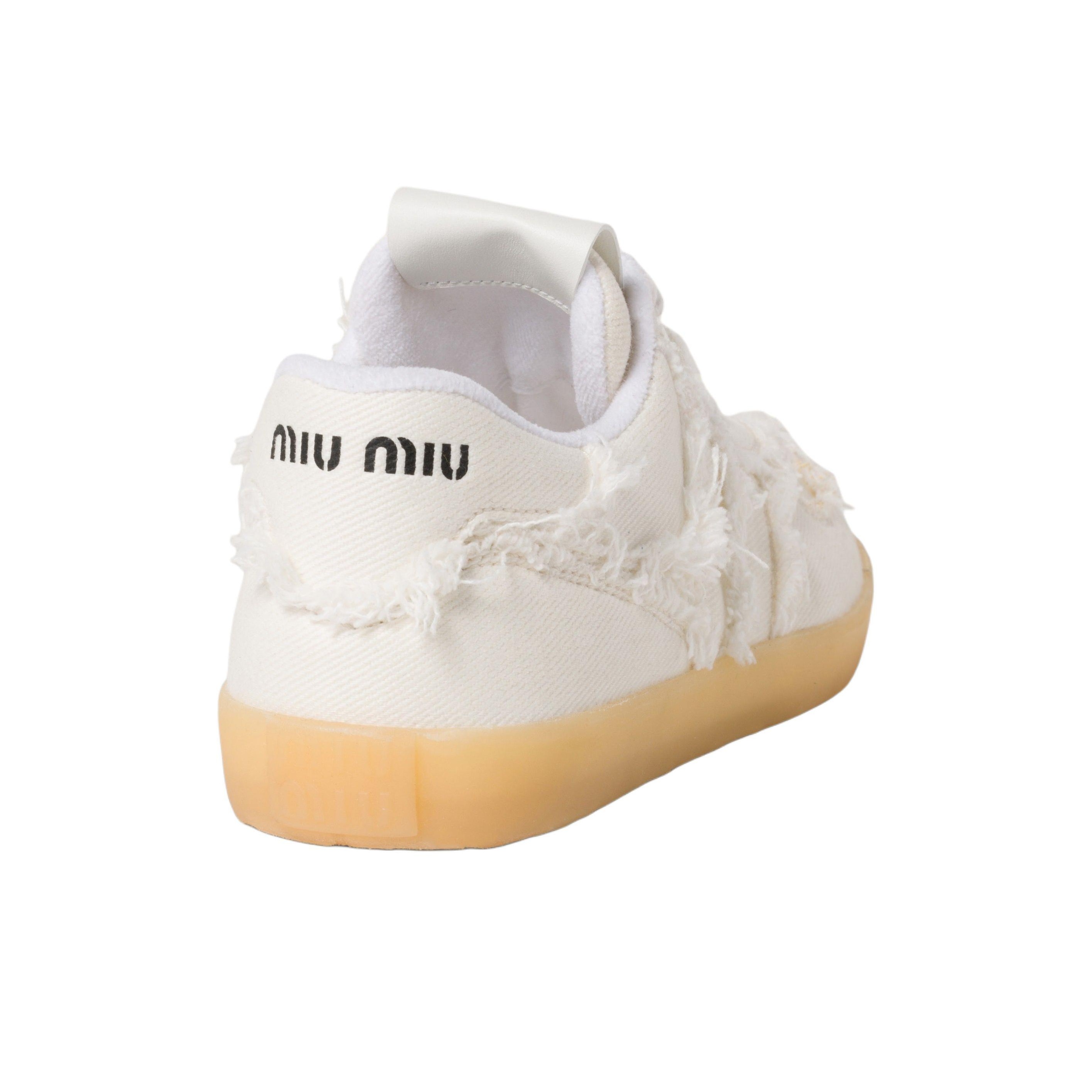 Miu Miu｜ (5NR036 AF8W F0NBL) Miu Miu Logo MU 54ZS Oval Sunglasses | EyeOns.com