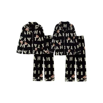 O'MESIK Pajama Set Unisex Black