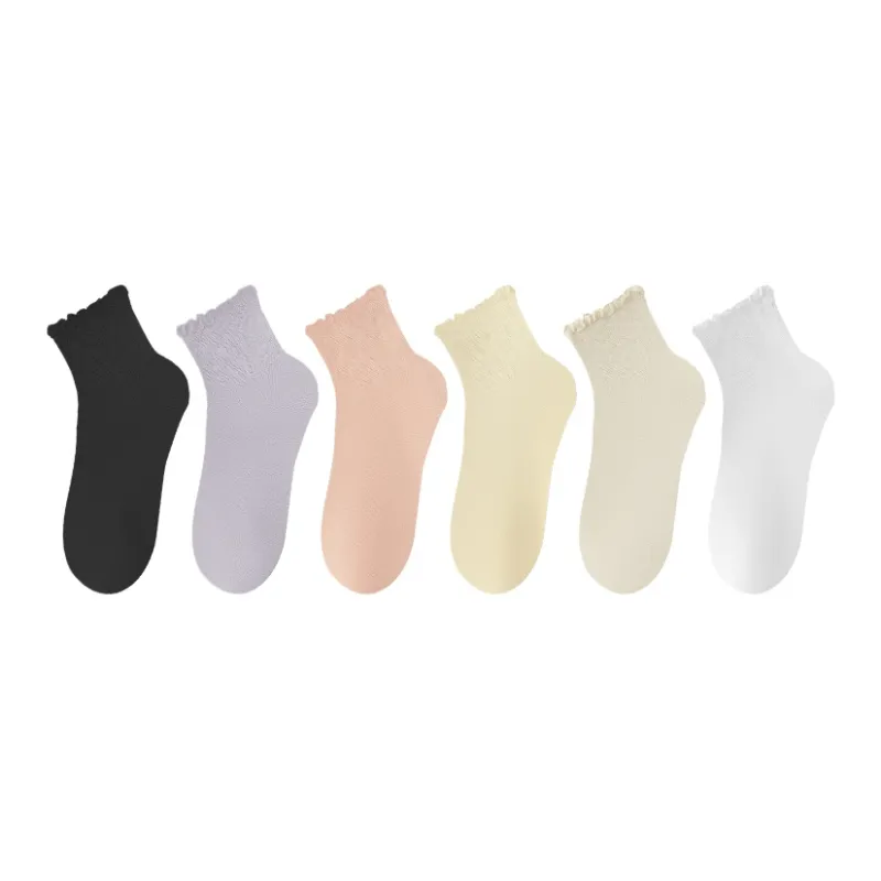 MIIOW Mid Calf Socks Women's 6 Pack-19