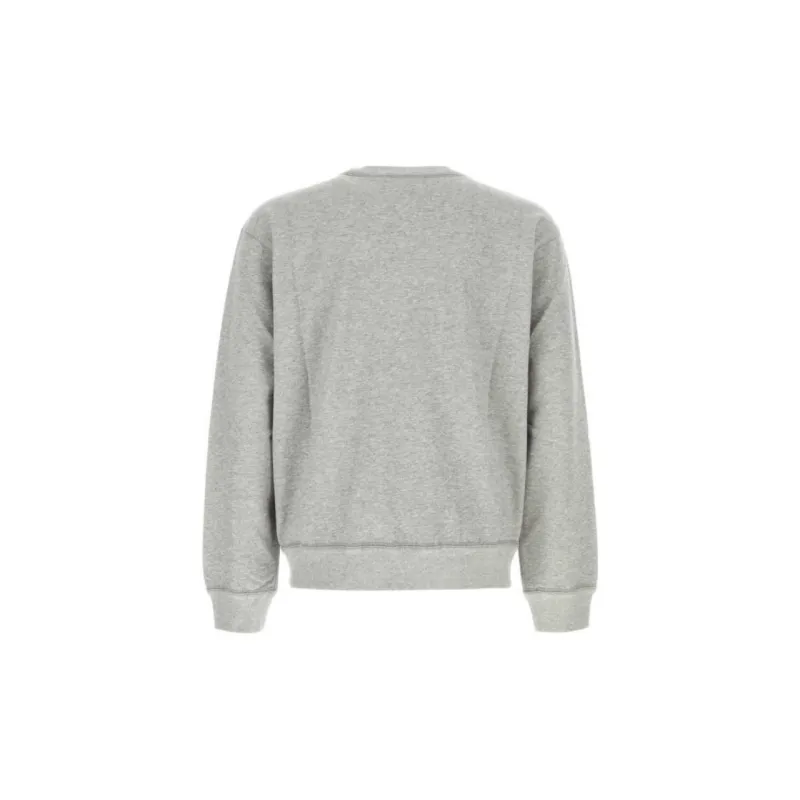 ISABEL MARANT Logo Flocked Crewneck Sweatshirt-1
