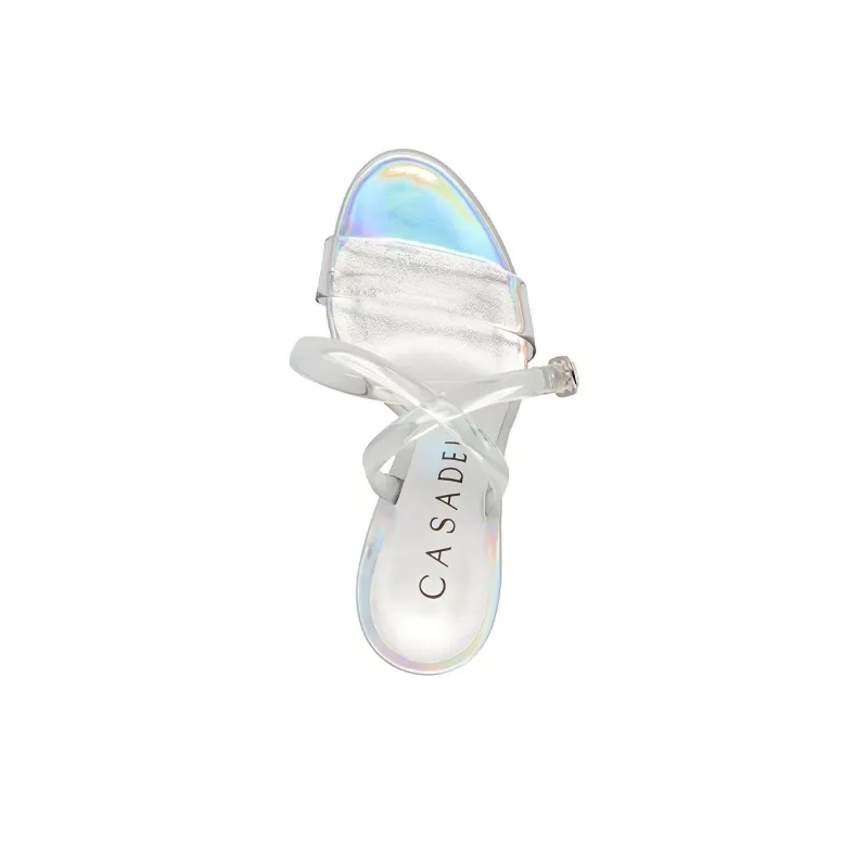 Casadei One Strap Sandals 11.5cm Women's White-3