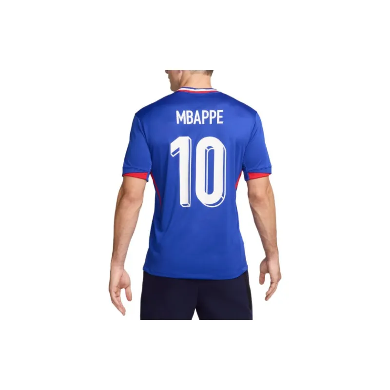 Nike FFFDri-Fit Kylian Mbappe 2024/25 Stadium Home Soccer Jerseys Men's Bright Blue-1