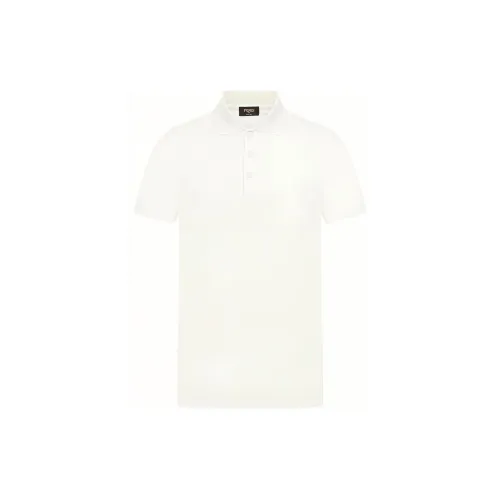 FENDI Polo Shirts Men White