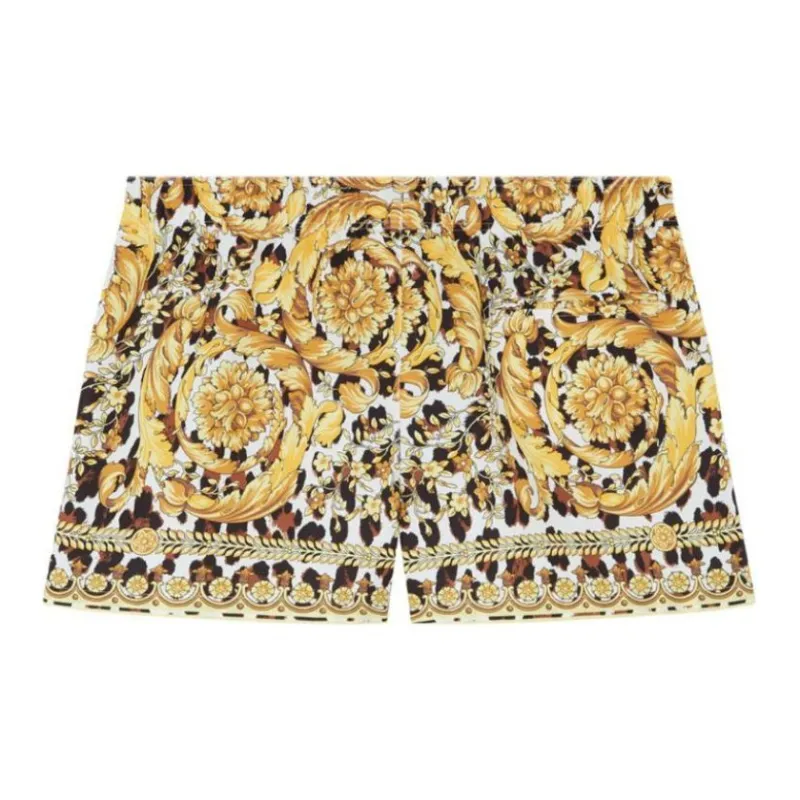 VERSACE Wild Barocco Drawstring Swim Shorts-1