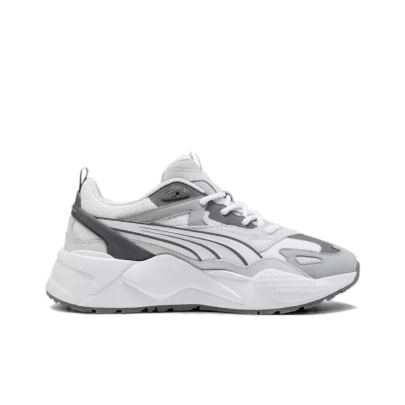 PUMA RS X Anti Slip Wear Resistant Low Top Running Shoes Unisex White Gray-1