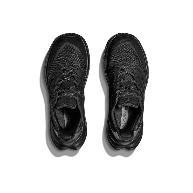 HOKA ONE ONE Anacapa 2 Slip Resistant Breathable Low Top Running Shoes Unisex Black-4