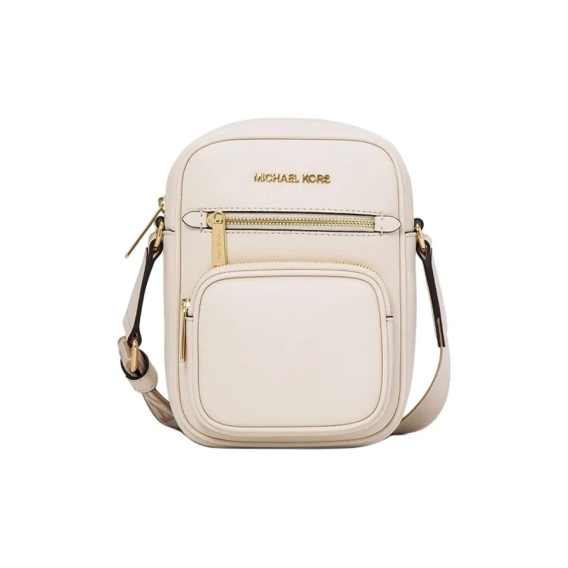 MICHAEL KORS Jet Set Cow Leather Crossbody Bag Shoulder Bag Medium Size Women's Cream White-0