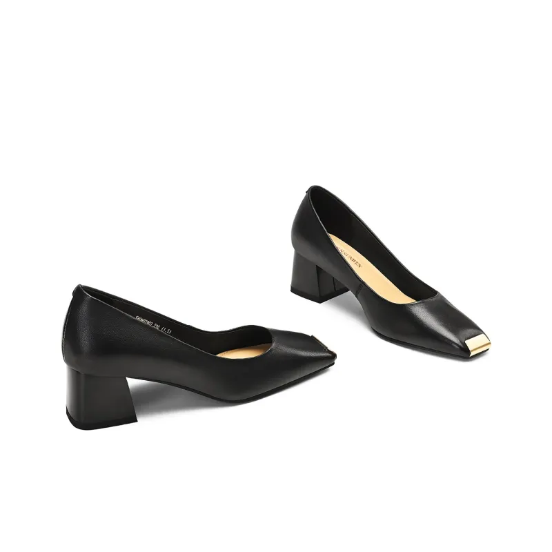BOSSSUNWEN Women's Casual Shoes 5.3cm Women's Black-2