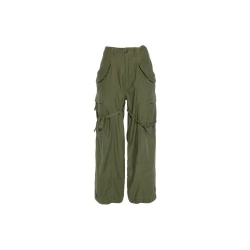 R13 Cargo Pants Women's Olive Green