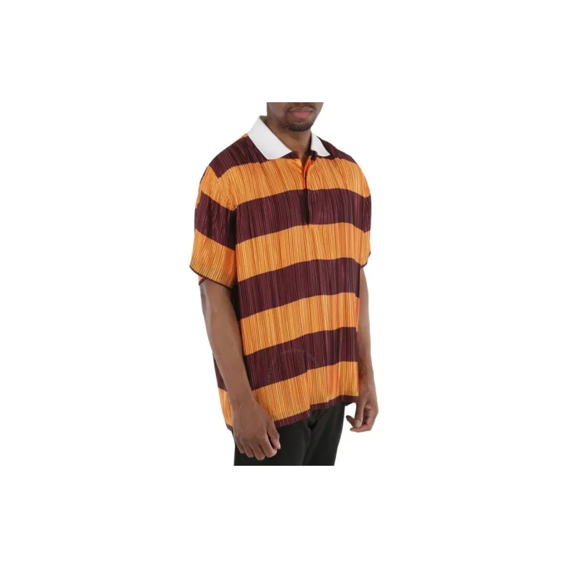 Burberry Polo Shirt Men's Citrus Orange-6
