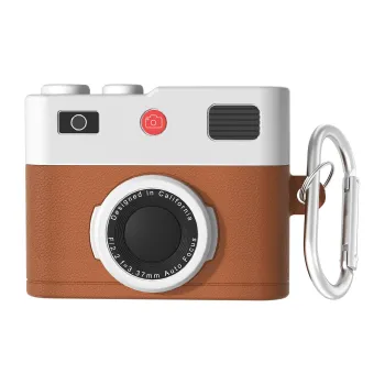AOMN AirPods 3rd Generation AirPods Pro/Pro 2 Ins Vintage Camera Headphone Case