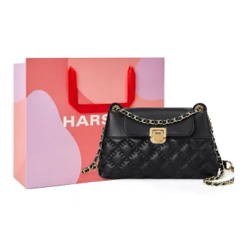 HARSON Shoulder Bags Black+Shopping Bag