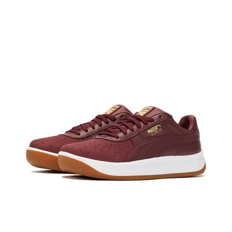 PUMA GV Special Haute   Burgundy Anti Slip Wear Resistant Low Top Skateboard Shoes Men's Burgundy-2