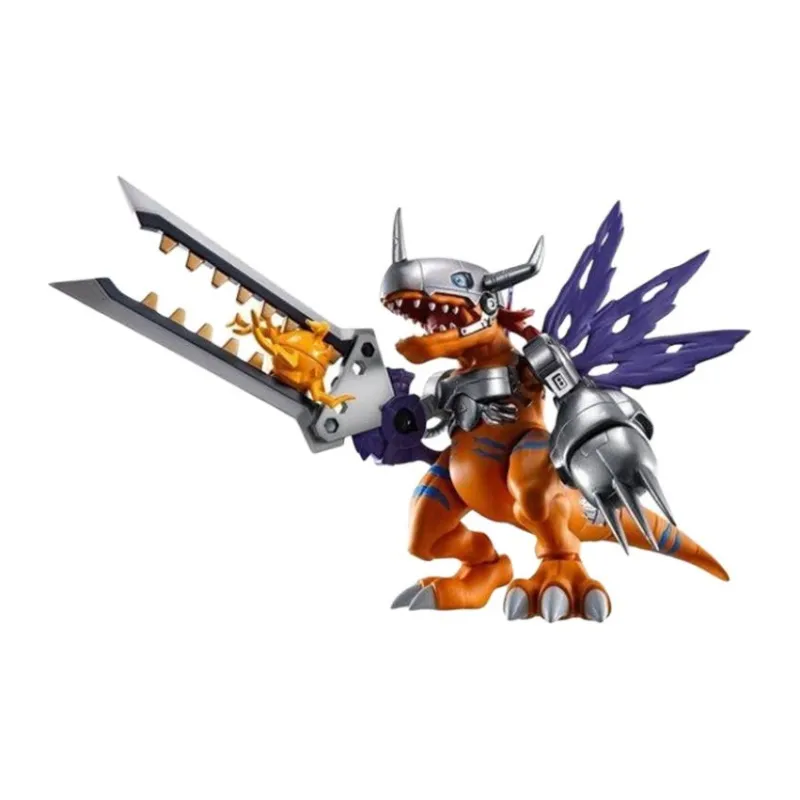 BANDAI Metal Greymon Toy, Palm Activated, Beastman Garurumon, Reinforced Armor Assembled Models-2