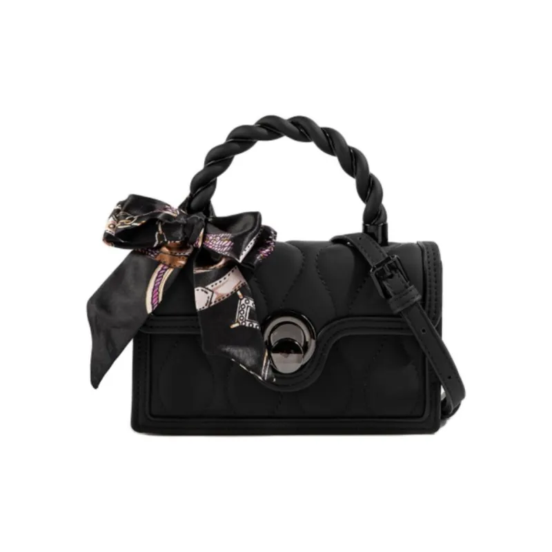 CAEISL&KCIEL Polyurethane Synthetic Leather Handbag, Shoulder Bag, Crossbody Bag Regular Women's Matte Black-1