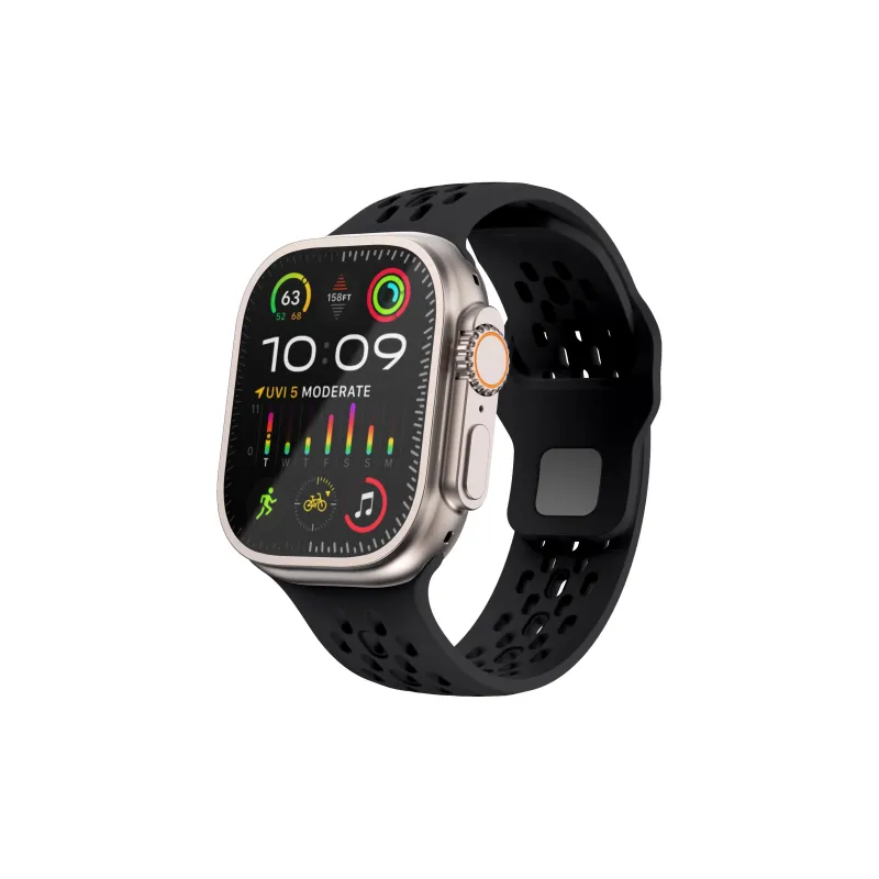 Watchbond Compatibility ApplewatchS10 Apple Compatibility Watch Band All Fluoroelastomer Material-0