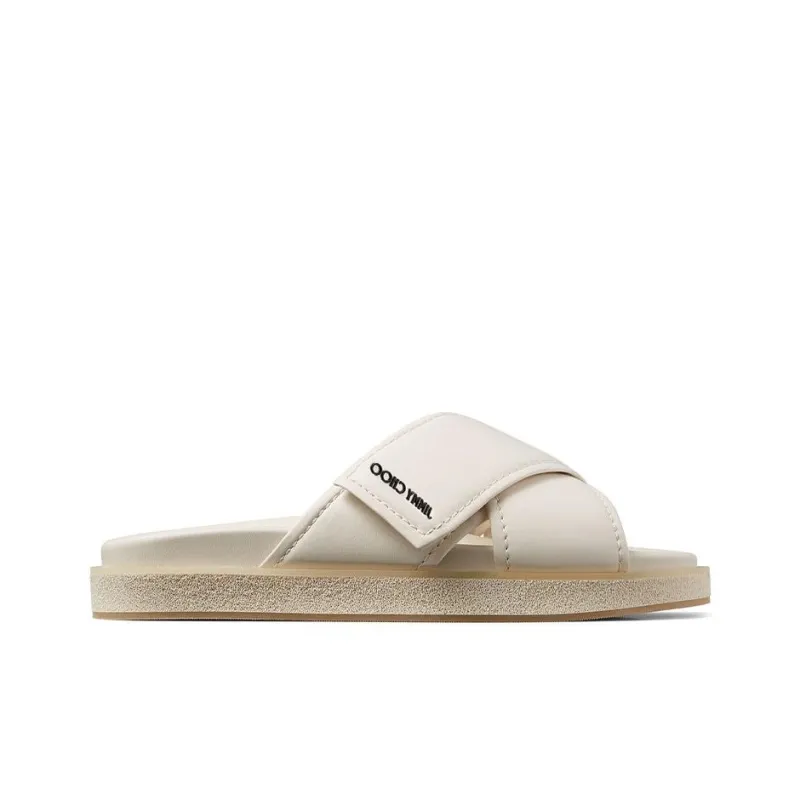 Jimmy Choo Slide Slippers Men's Latte-1