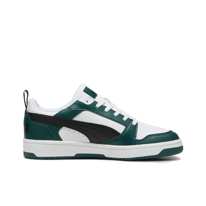 PUMA Rebound V6 Anti Slip Wear Resistant Low Top Skateboard Shoes Unisex Green-1