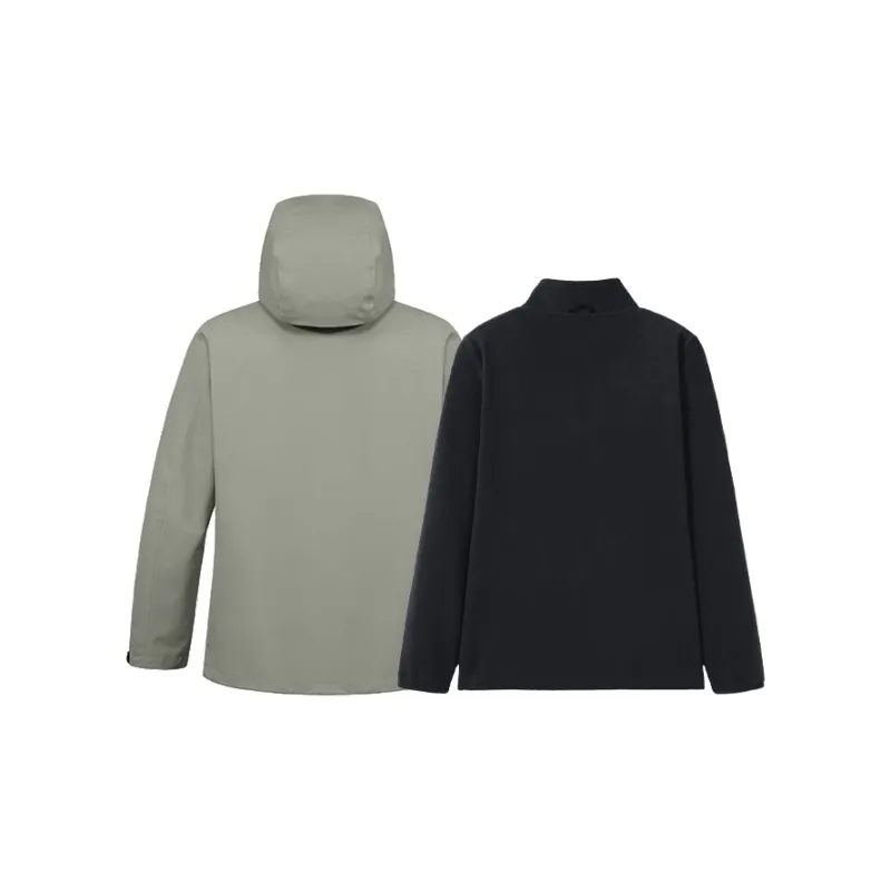 PIONEER CAMP Water-Resistant Windproof Breathable Wear-Resistant Warm Water-Repellent Windbreaker Jacket Unisex-58