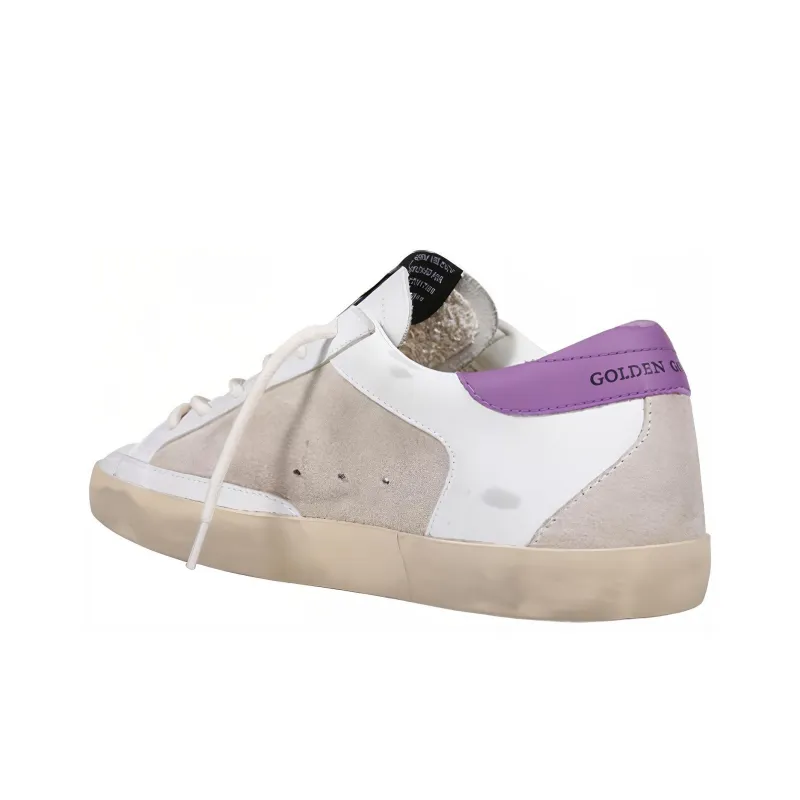 Golden Goose Super Star Low Top Skateboard Shoes Women's Pink Vintage Version-3