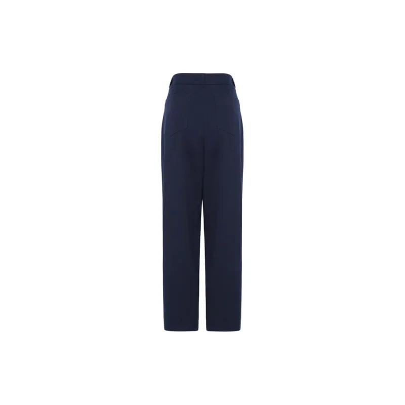 LI NING 1990 Casual Pants Women's Dark Marine Blue-1