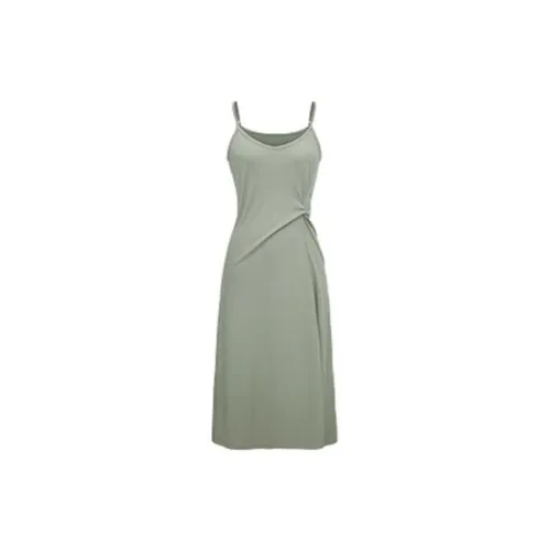 HDFULERN Slip Dresses Women's Pale Reed Green