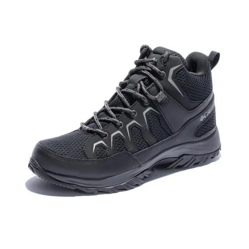 Columbia Hiking / Trekking Shoes Men Mid-Top Black