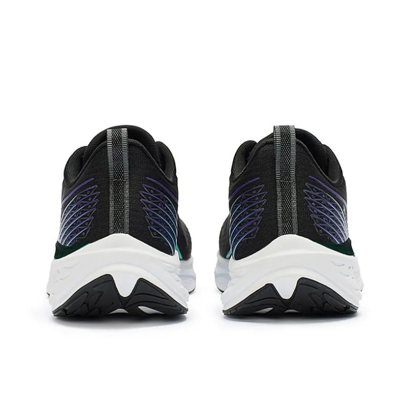 361° Flying Fish 3.0 Slip Resistant, Abrasion Resistant, Breathable Low Top Running Shoes Men's Black Green Purple-3