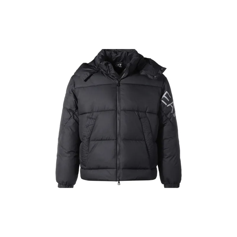 EA7 EMPORIO ARMANI Mountain Hooded Padded Coat-2