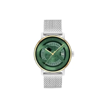 CALVIN KLEIN Wrist Watch Automatic Mechanical Movement Steel Strap 40mm Green Dial Unisex