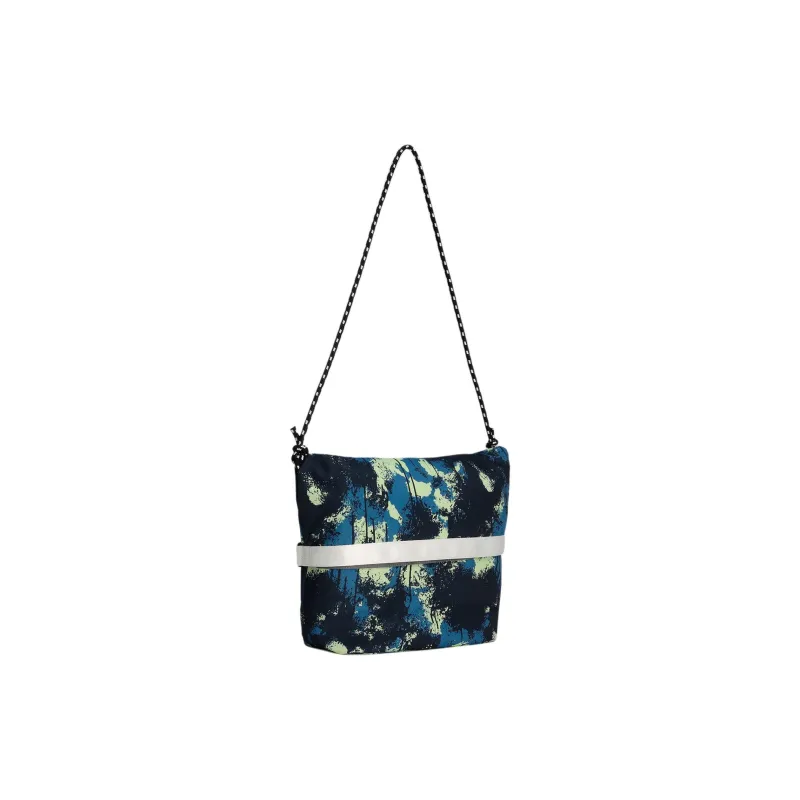PUMA Polyester Crossbody Bag, Shoulder Bag Unisex Marine Blue & Cucumber-1