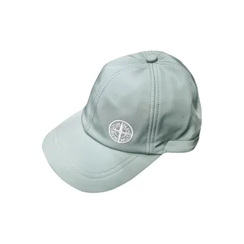 STONE ISLAND Blend Baseball Caps Women's Green