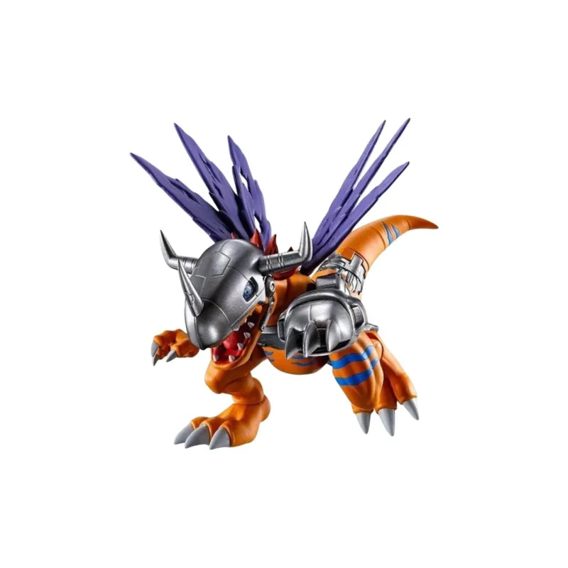 BANDAI Metal Greymon Toy, Palm Activated, Beastman Garurumon, Reinforced Armor Assembled Models-3