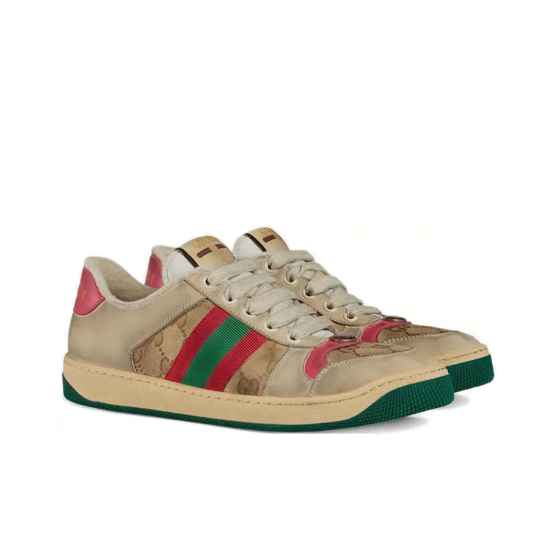 GUCCI Women's Screener 'Distressed Pink Green' Women's-1