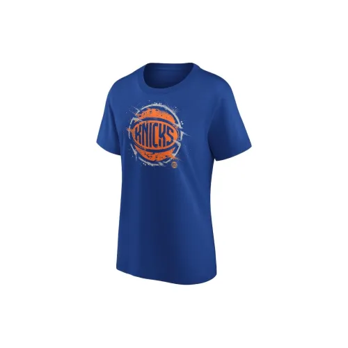 NBA New York Knicks T-Shirts Women's Blue