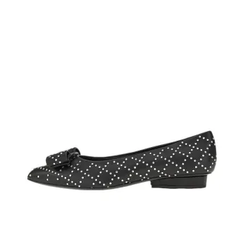 FERRAGAMO Viva Flat Shoes Women's Black