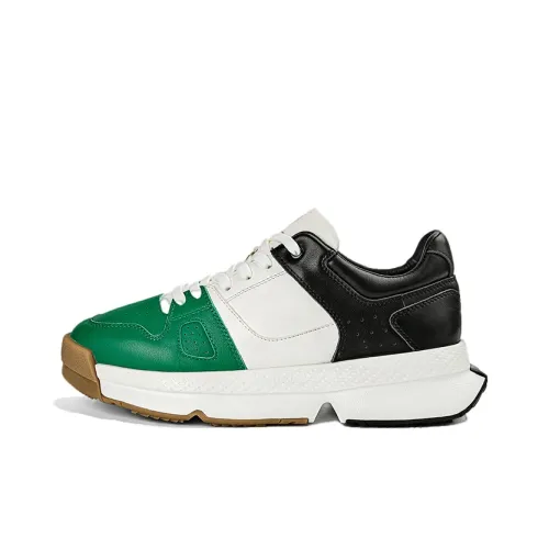 NAUTICA Chunky Sneakers Men Low-Top Green/White/Black