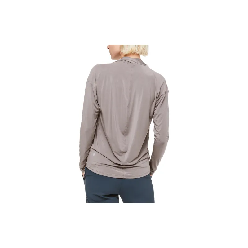 Lululemon T-Shirt Women's Gray Pink-1