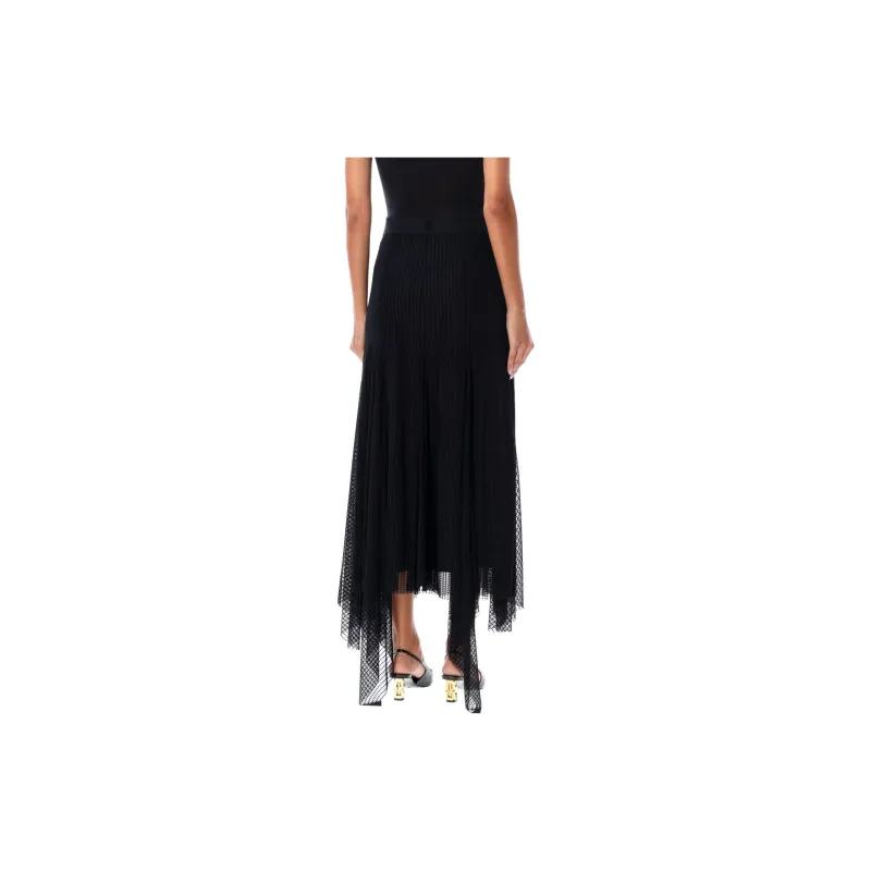 Givenchy Layered Tulle Midi Skirt-2