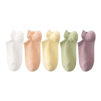 Lan Miao Ankle Socks Women's 5 Pack