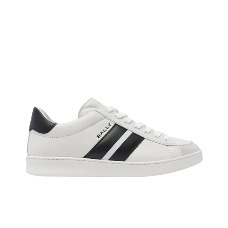 BALLY Tyger Low Top Skateboard Shoes Men's White-1