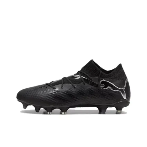 PUMA FUTURE 7 PRO AG Short Rubber Studs FG Long Rubber Studs Anti-Slip Wear-Resistant Soccer Shoes Men's Black