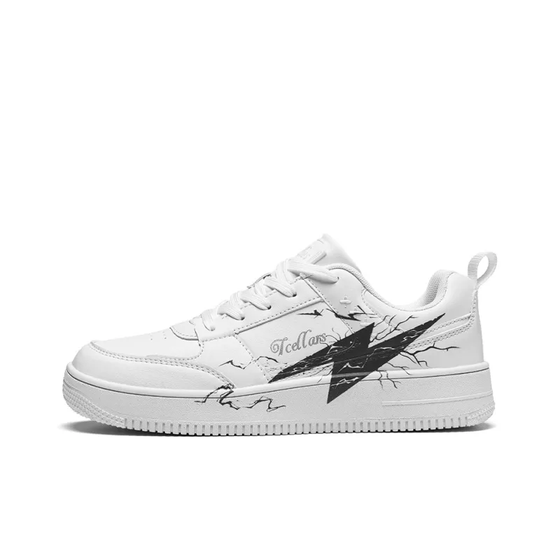 TCELLARS Skateboard Shoes Unisex Low Top White-121