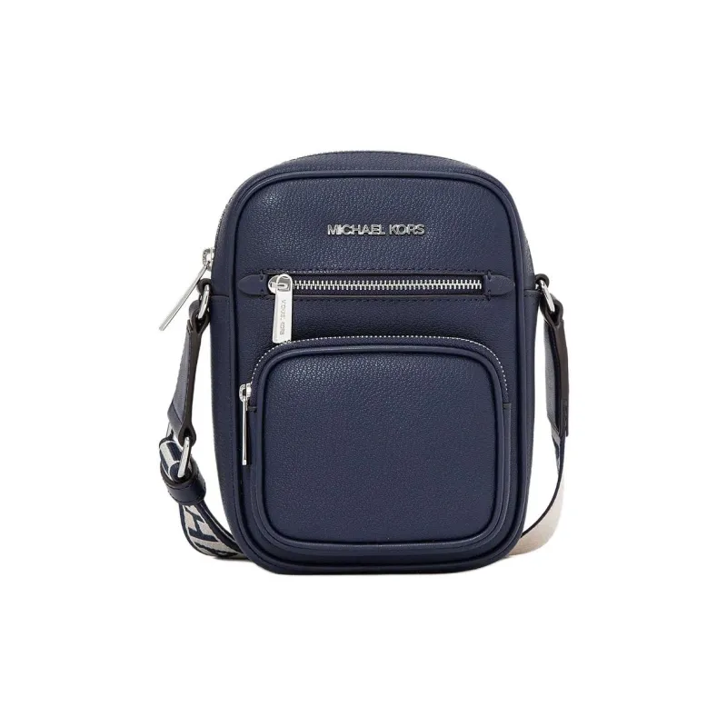 MICHAEL KORS Cow Leather Crossbody Bag, Shoulder Bag Medium Size Women's Marine Blue-0